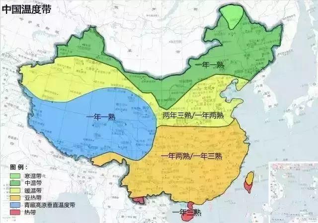 中国农业分布地图及土地污染现状