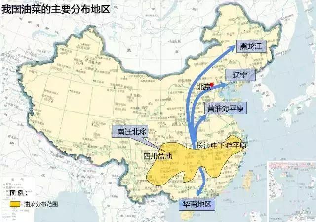 中国农业分布地图及土地污染现状