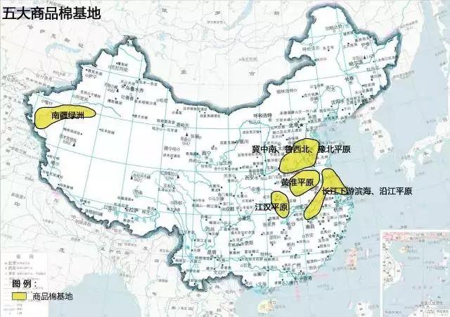 中国农业分布地图及土地污染现状