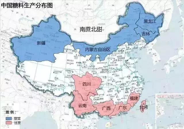 中国农业分布地图及土地污染现状