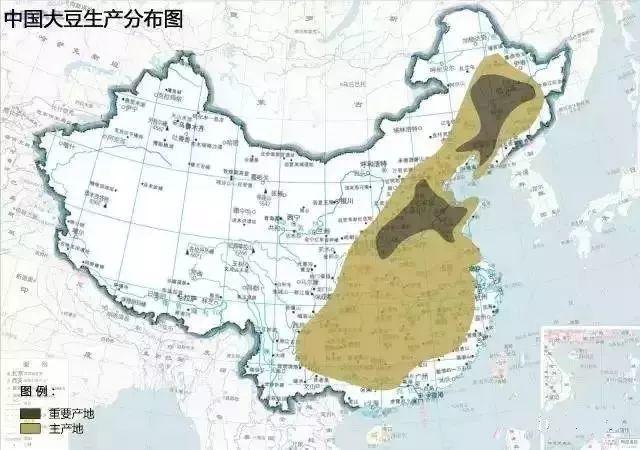 中国农业分布地图及土地污染现状