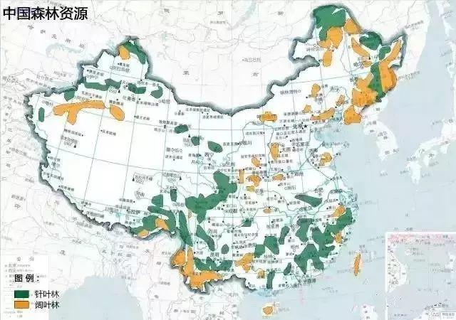 中国农业分布地图及土地污染现状