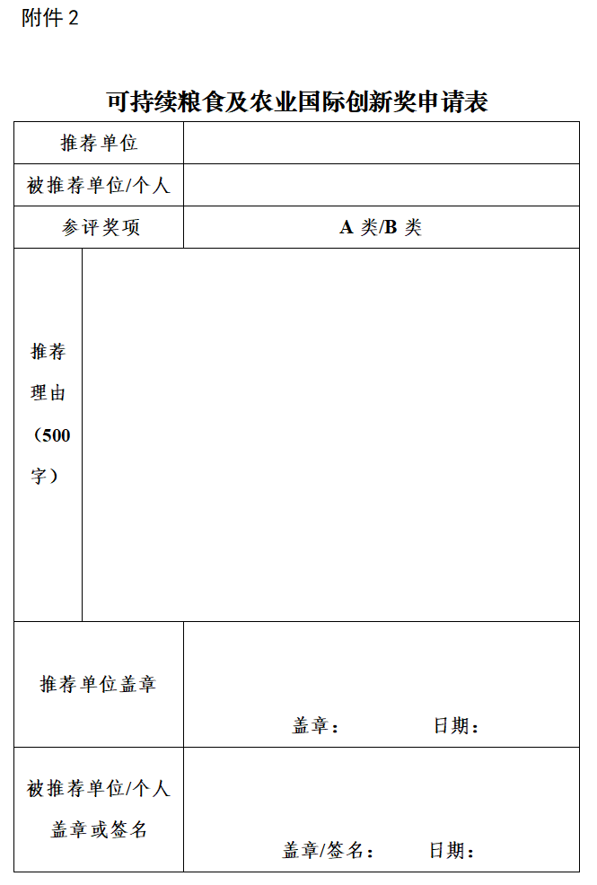 奖金3万美元！申报“FAO可持续粮食及农业国际创新奖”，附申报案例